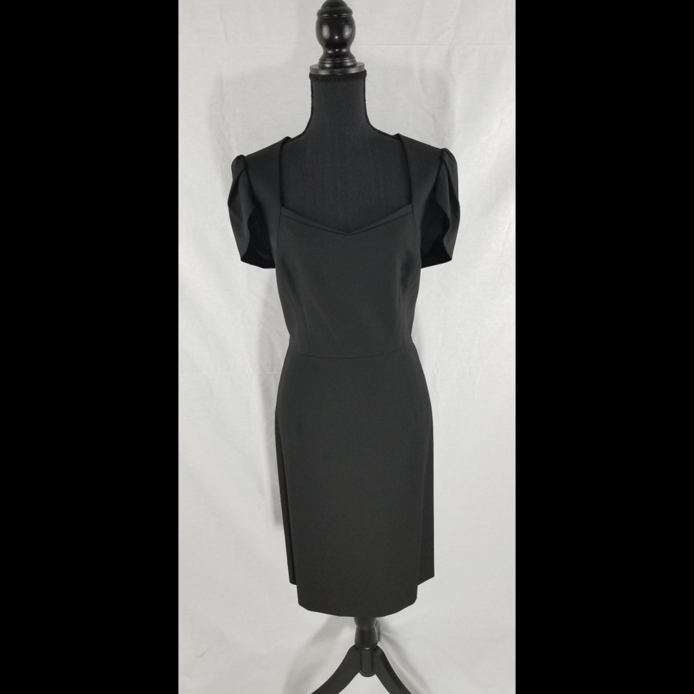 EUC Antonio Melani black sheath dress